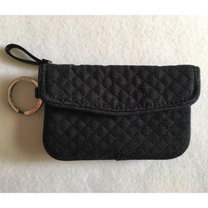 Denim Quilted Vera Bradley ID Holder Coin Purse